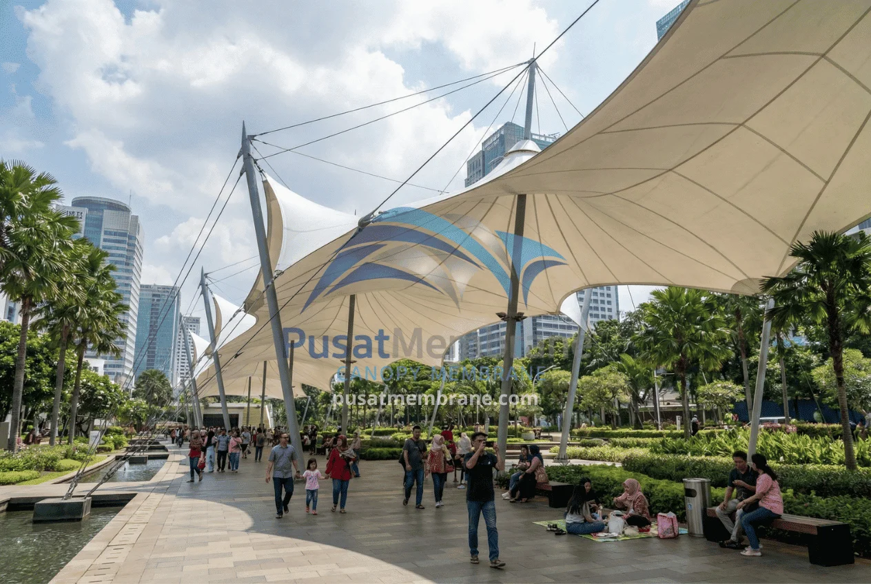 Canopy Membrane Taman Publik